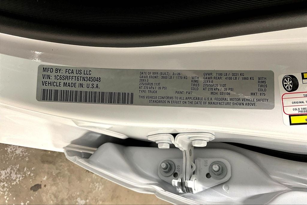 2026 RAM Ram 1500 RAM 1500 LONE STAR CREW CAB 4X4 5'7' BOX