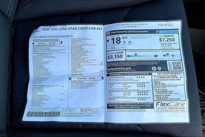 2026 RAM Ram 1500 RAM 1500 LONE STAR CREW CAB 4X4 5'7' BOX