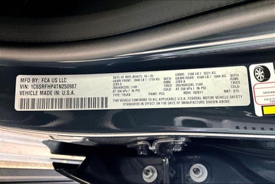 2026 RAM Ram 1500 RAM 1500 LIMITED CREW CAB 4X4 5'7' BOX