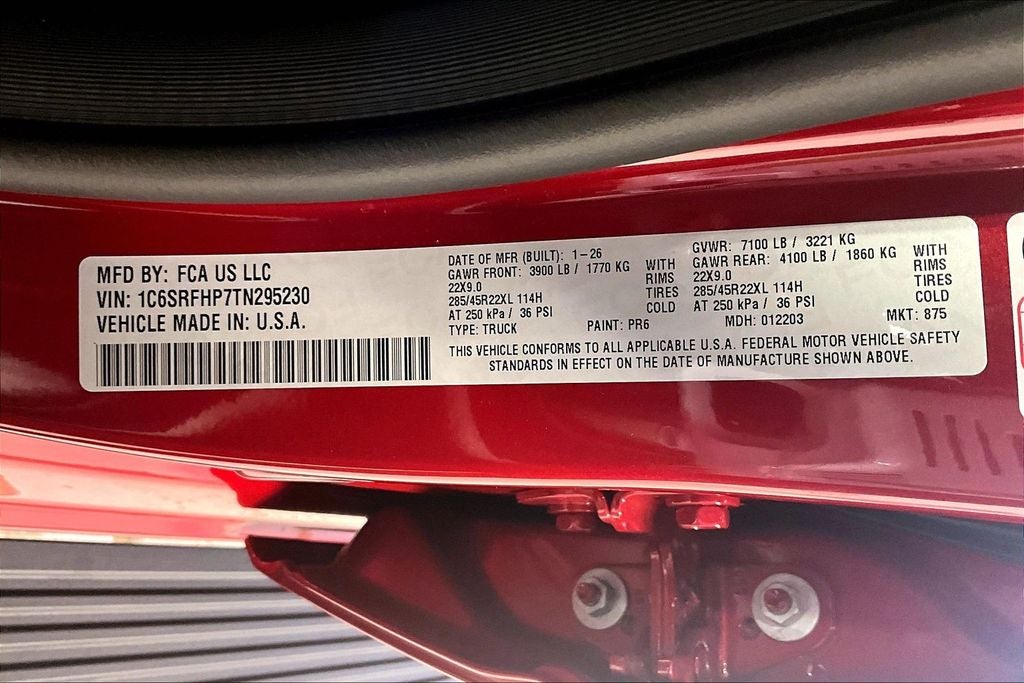 2026 RAM Ram 1500 RAM 1500 LIMITED CREW CAB 4X4 5'7' BOX