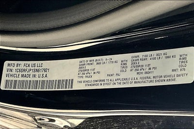 2025 RAM Ram 1500 RAM 1500 LARAMIE CREW CAB 4X4 5'7' BOX