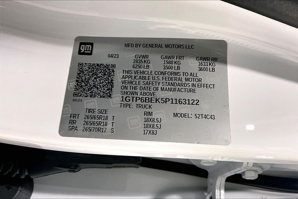 2023 GMC Canyon 4WD Crew Cab Short Box Elevation