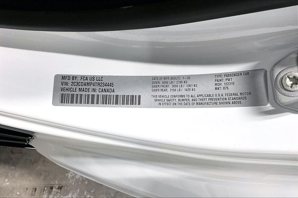 2026 Dodge Charger CHARGER SCAT PACK 2-DOOR AWD