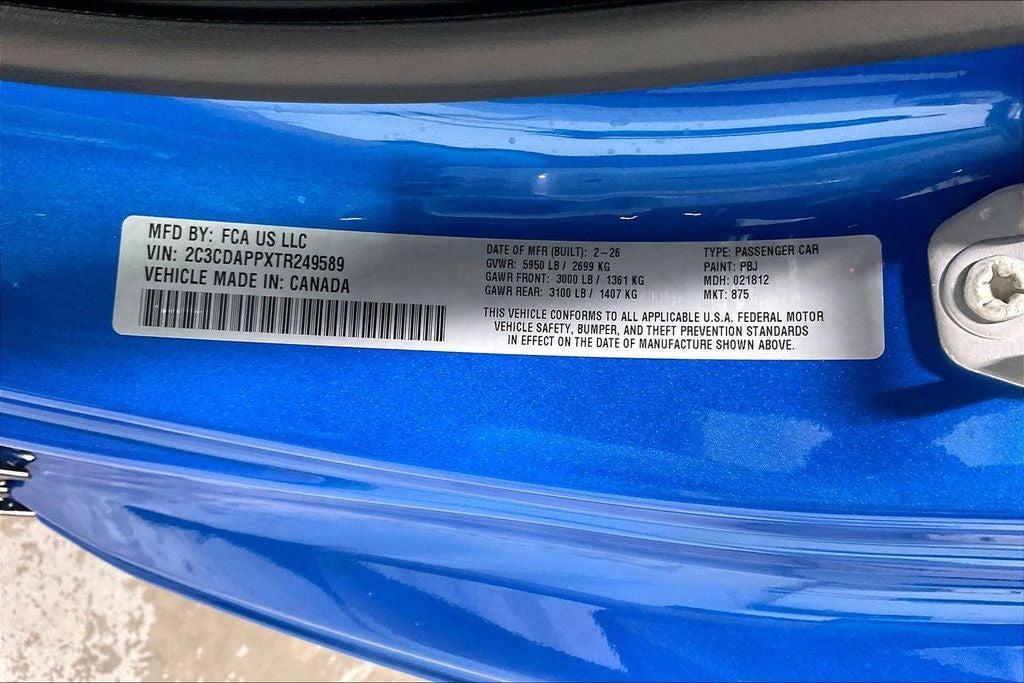 2026 Dodge Charger CHARGER R/T 2-DOOR AWD