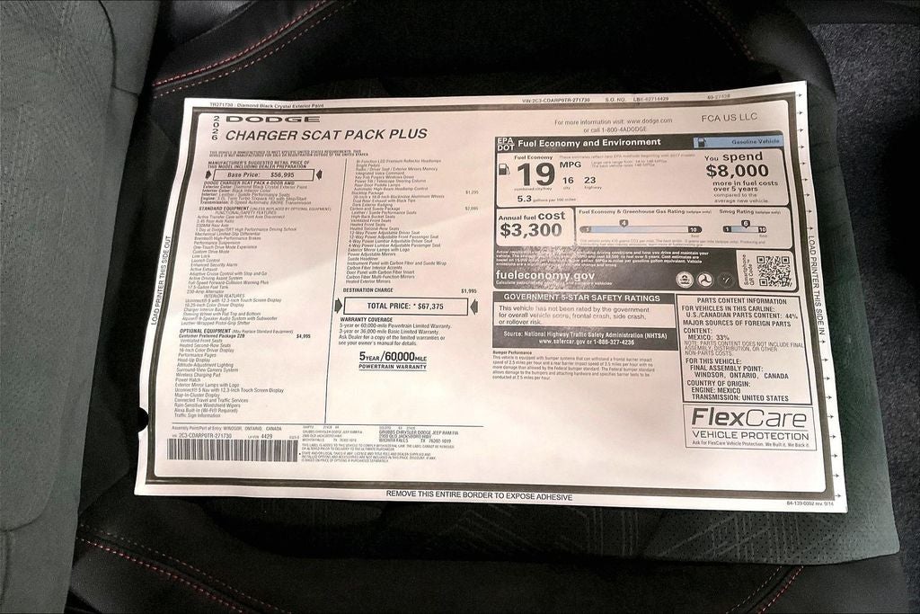 2026 Dodge Charger CHARGER SCAT PACK PLUS 4-DOOR AWD