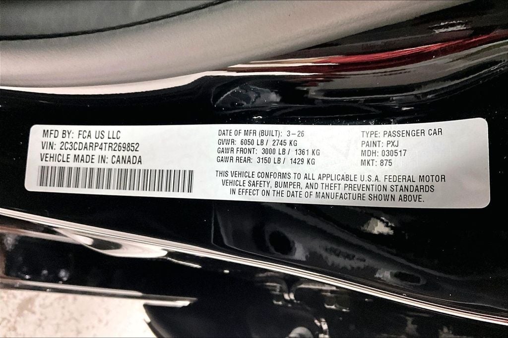 2026 Dodge Charger CHARGER SCAT PACK 4-DOOR AWD