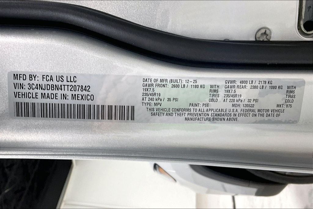 2026 Jeep Compass COMPASS LATITUDE ALTITUDE 4X4