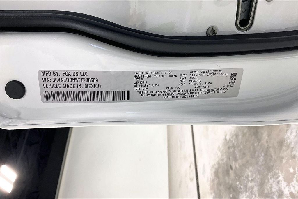 2026 Jeep Compass COMPASS LATITUDE ALTITUDE 4X4