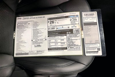 2026 Jeep Compass COMPASS LATITUDE ALTITUDE 4X4