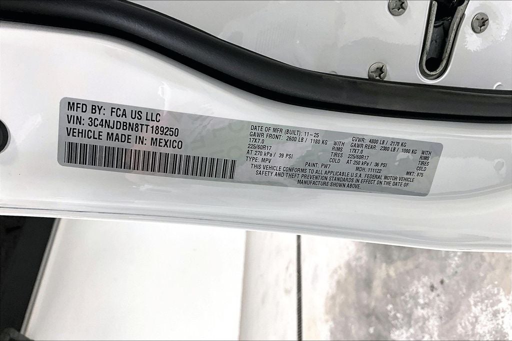 2026 Jeep Compass COMPASS LATITUDE ALTITUDE 4X4