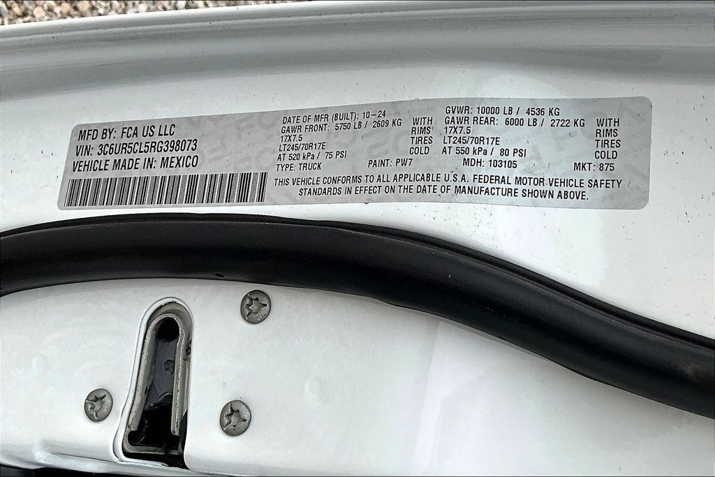 2024 RAM Ram 2500 RAM 2500 TRADESMAN CREW CAB 4X4 6'4' BOX