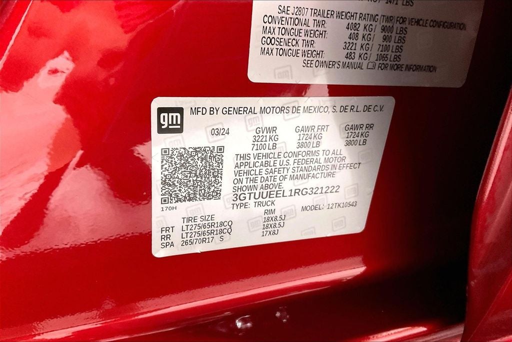 2024 GMC Sierra 1500 4WD Crew Cab Short Box AT4