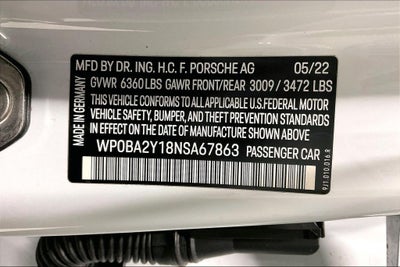 2022 Porsche Taycan Cross Turismo 4