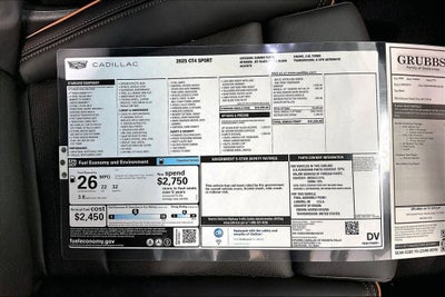 2025 Cadillac CT4 Sport