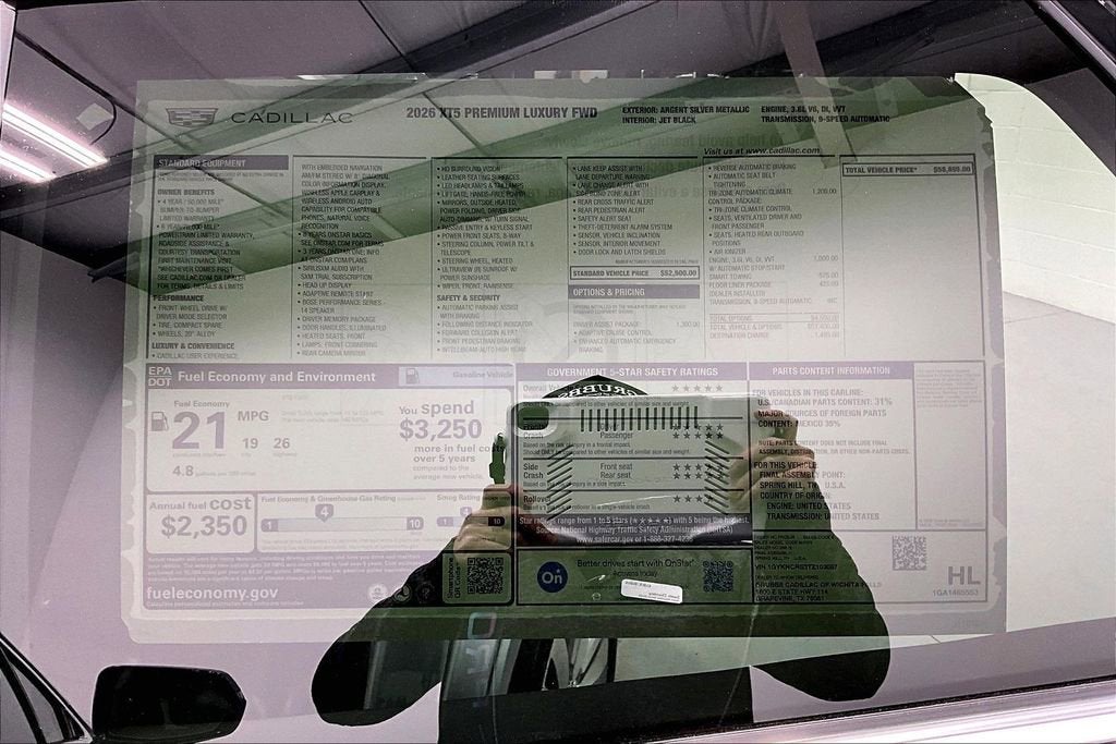 2026 Cadillac XT5 Premium Luxury