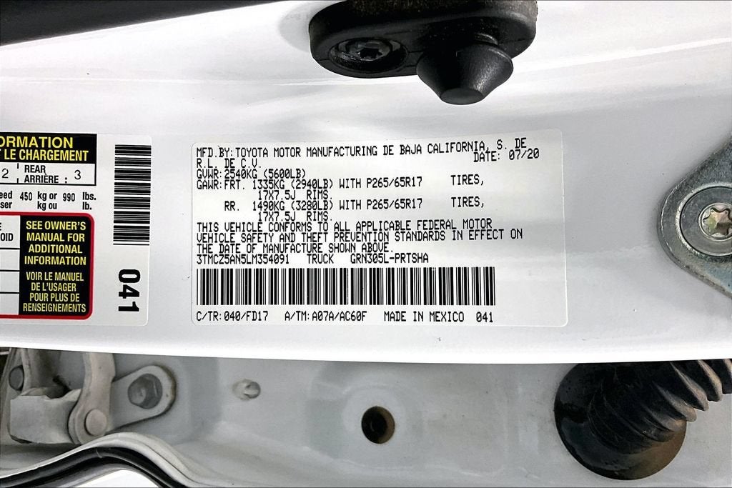 2020 Toyota Tacoma TRD Sport