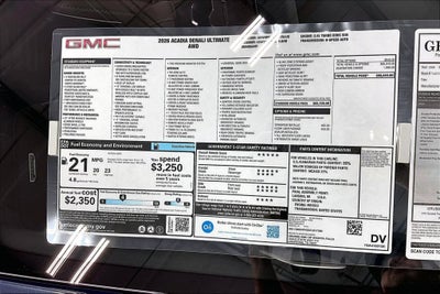 2026 GMC Acadia Denali Ultimate