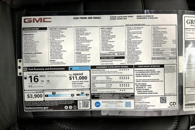 2026 GMC Yukon Denali