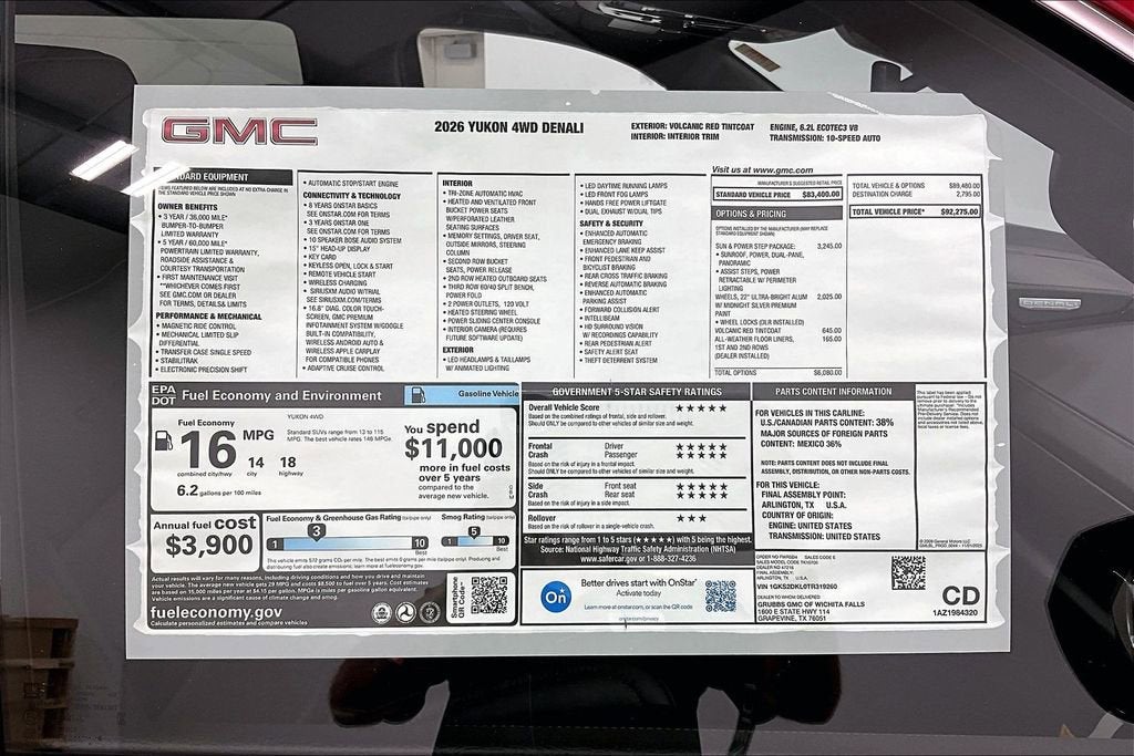 2026 GMC Yukon Denali