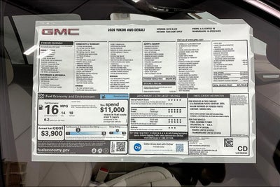 2026 GMC Yukon Denali