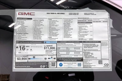2026 GMC Yukon XL Denali