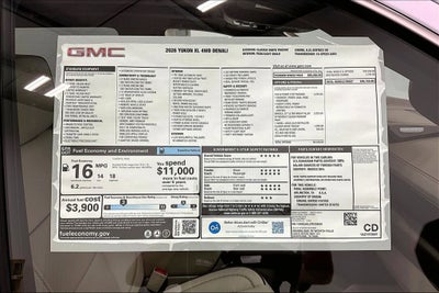 2026 GMC Yukon XL Denali