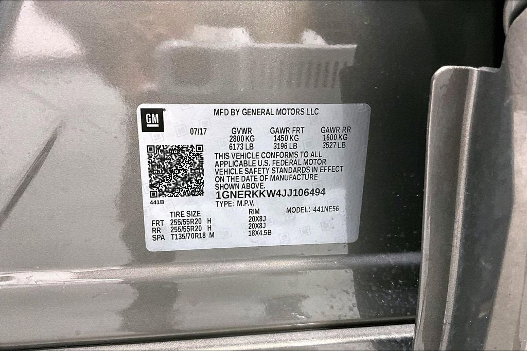 2018 Chevrolet Traverse Premier