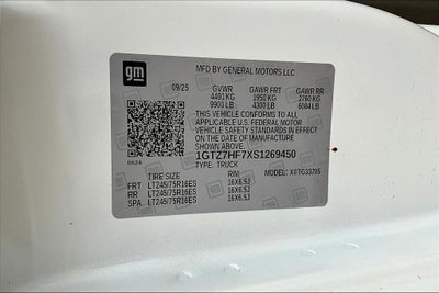 2025 GMC Savana Cargo 3500 Work Van