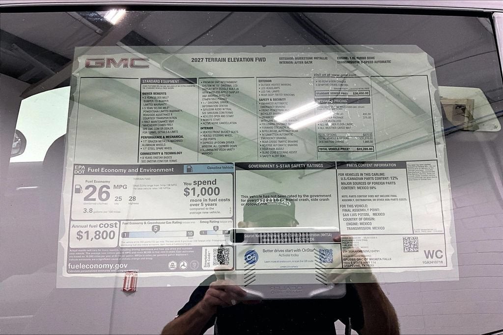 2027 GMC Terrain Elevation