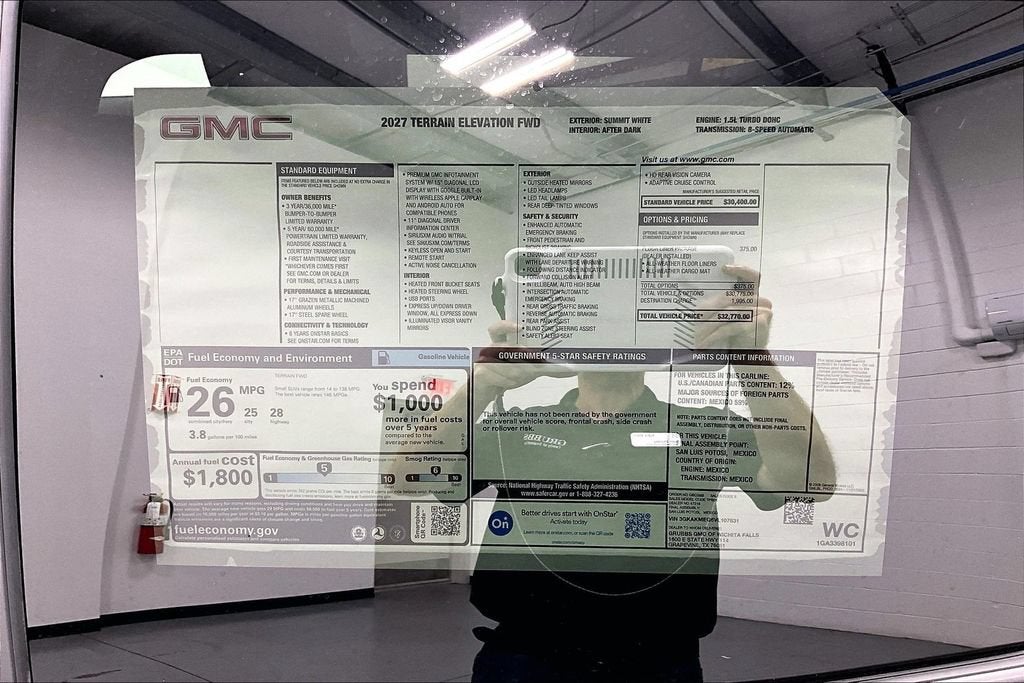 2027 GMC Terrain Elevation