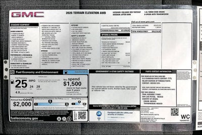 2026 GMC Terrain Elevation