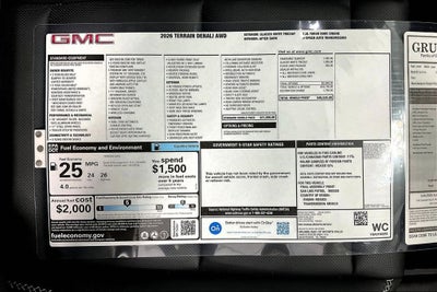 2026 GMC Terrain Denali