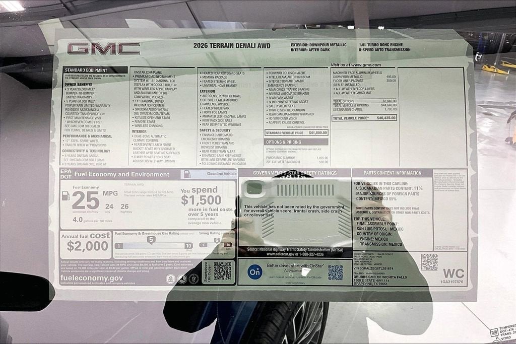 2026 GMC Terrain Denali