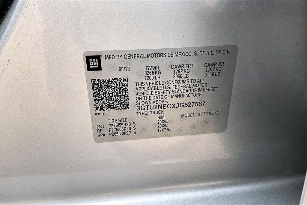 2018 GMC Sierra 1500 SLT