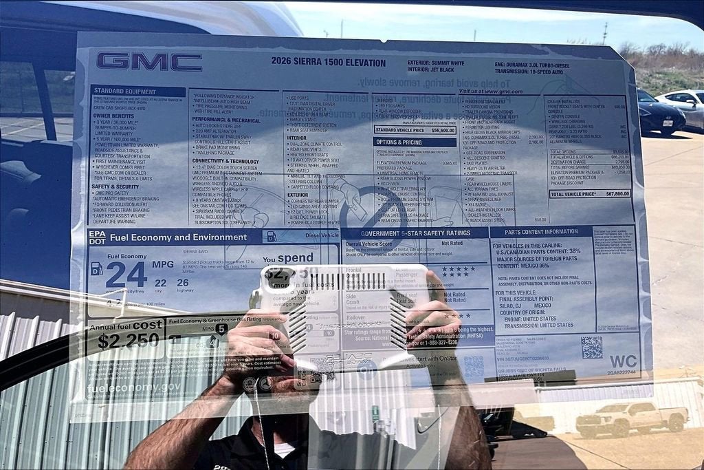 2026 GMC Sierra 1500 Elevation