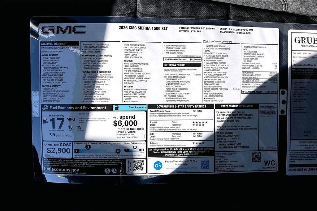 2026 GMC Sierra 1500 SLT