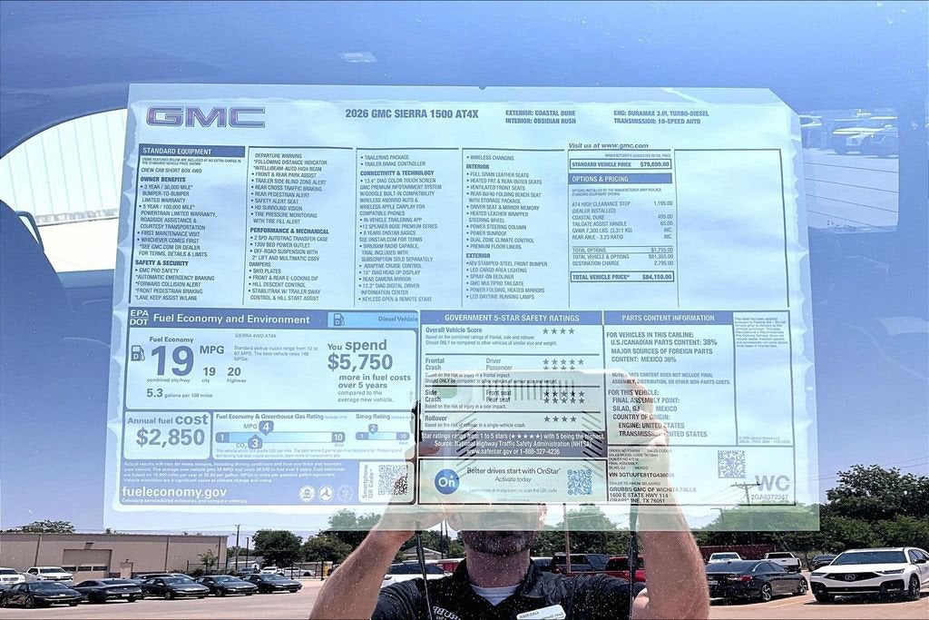 2026 GMC Sierra 1500 AT4X