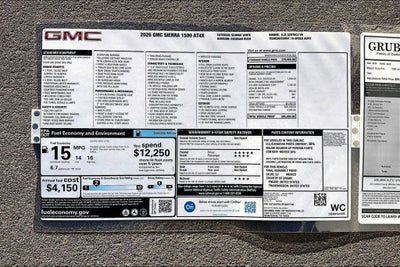 2026 GMC Sierra 1500 AT4X