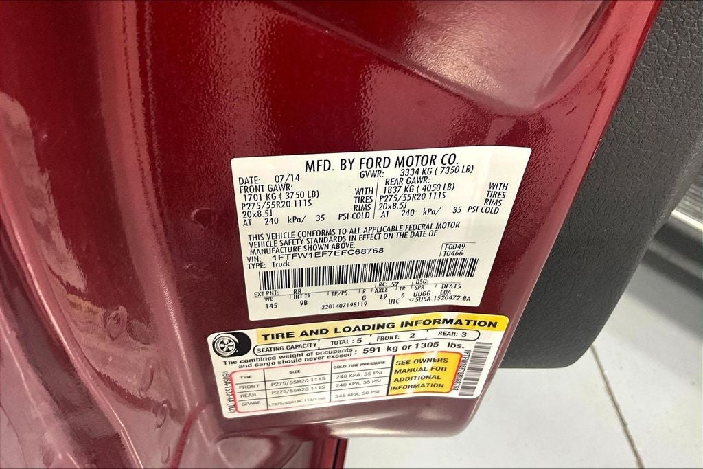 2014 Ford F-150 Platinum