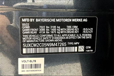 2022 BMW X7 xDrive40i