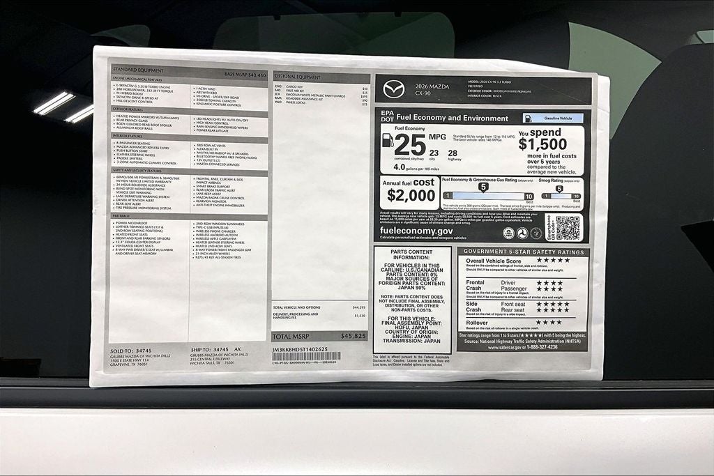 2026 Mazda Mazda CX-90 3.3 Turbo Preferred