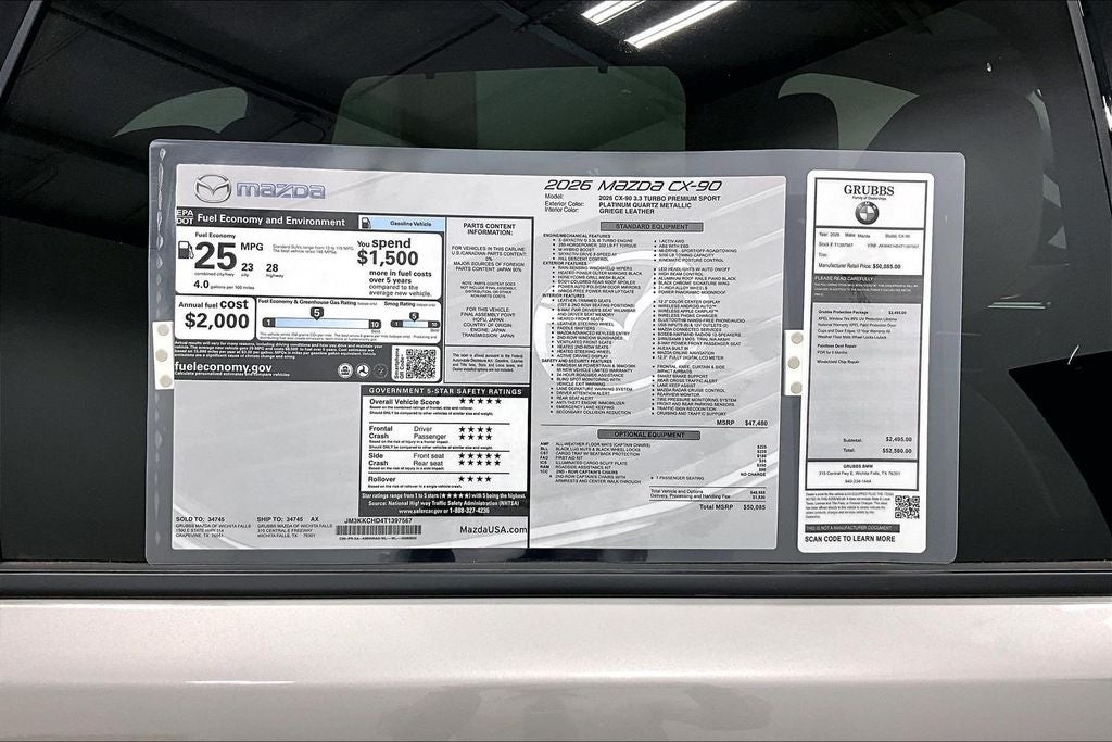 2026 Mazda Mazda CX-90 3.3 Turbo Premium