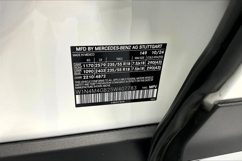 2025 Mercedes-Benz GLB GLB 250