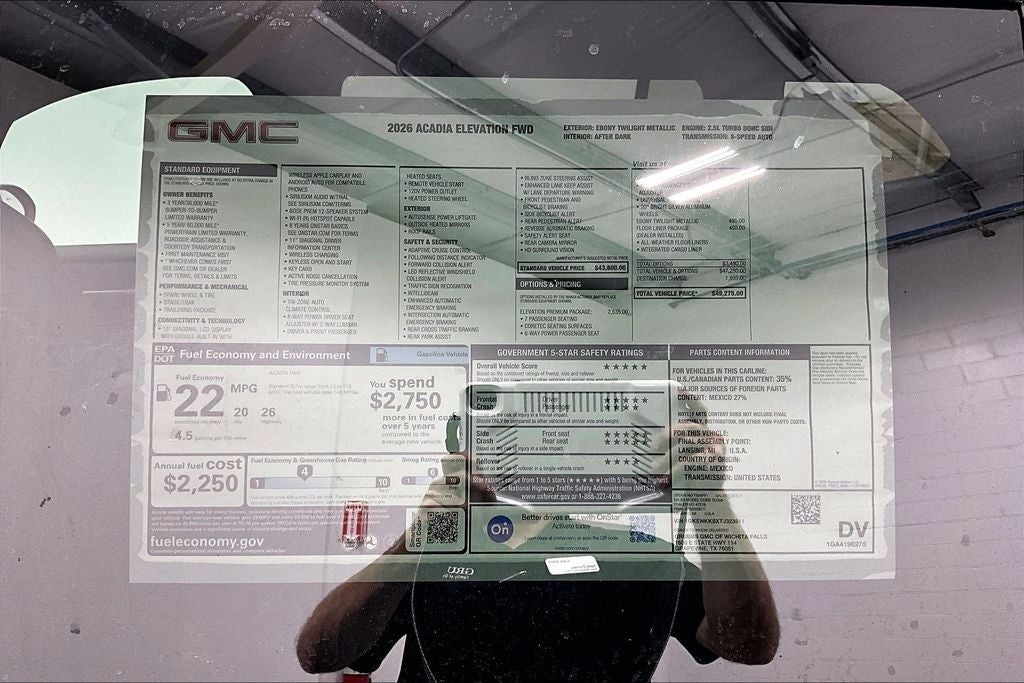 2026 GMC Acadia Elevation