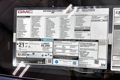 2026 GMC Acadia Denali Ultimate