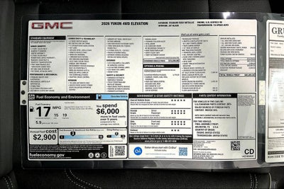 2026 GMC Yukon Elevation