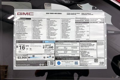 2026 GMC Yukon Denali