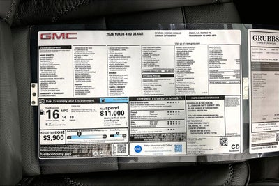2026 GMC Yukon Denali