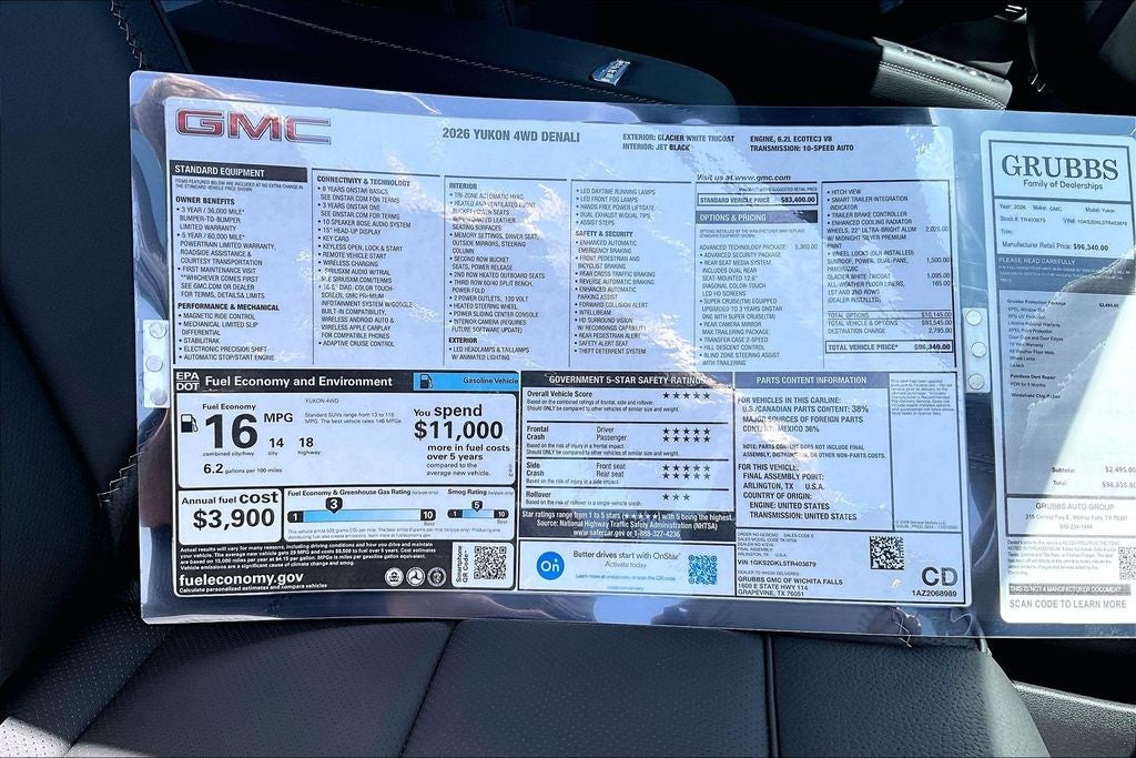 2026 GMC Yukon Denali