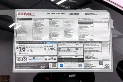 2026 GMC Yukon XL Denali